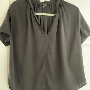 Current Air, short sleeve, black top